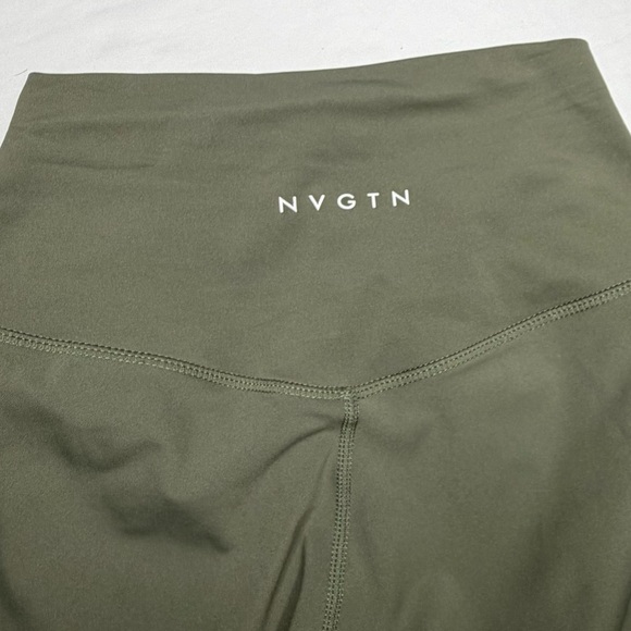 NVGTN Khaki Green Signature 2.0 Shorts - Picture 5 of 13